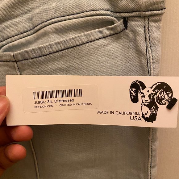 Authentic Rufskin Distressed Juka Jeans - Picture 3 of 10